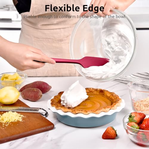 Image of U-Taste 600F Heat Resistant Food Grade Silicone Spatula, 4-Pcs, Multicolor