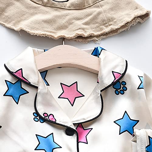 Toddler Boys Girls Satin 𝐏a𝐣ama Set Long Sleeve 𝐒ilk 𝐏ajamas Baby Button Down Shirt and Pants Matching 𝐏a𝐣ama Set3