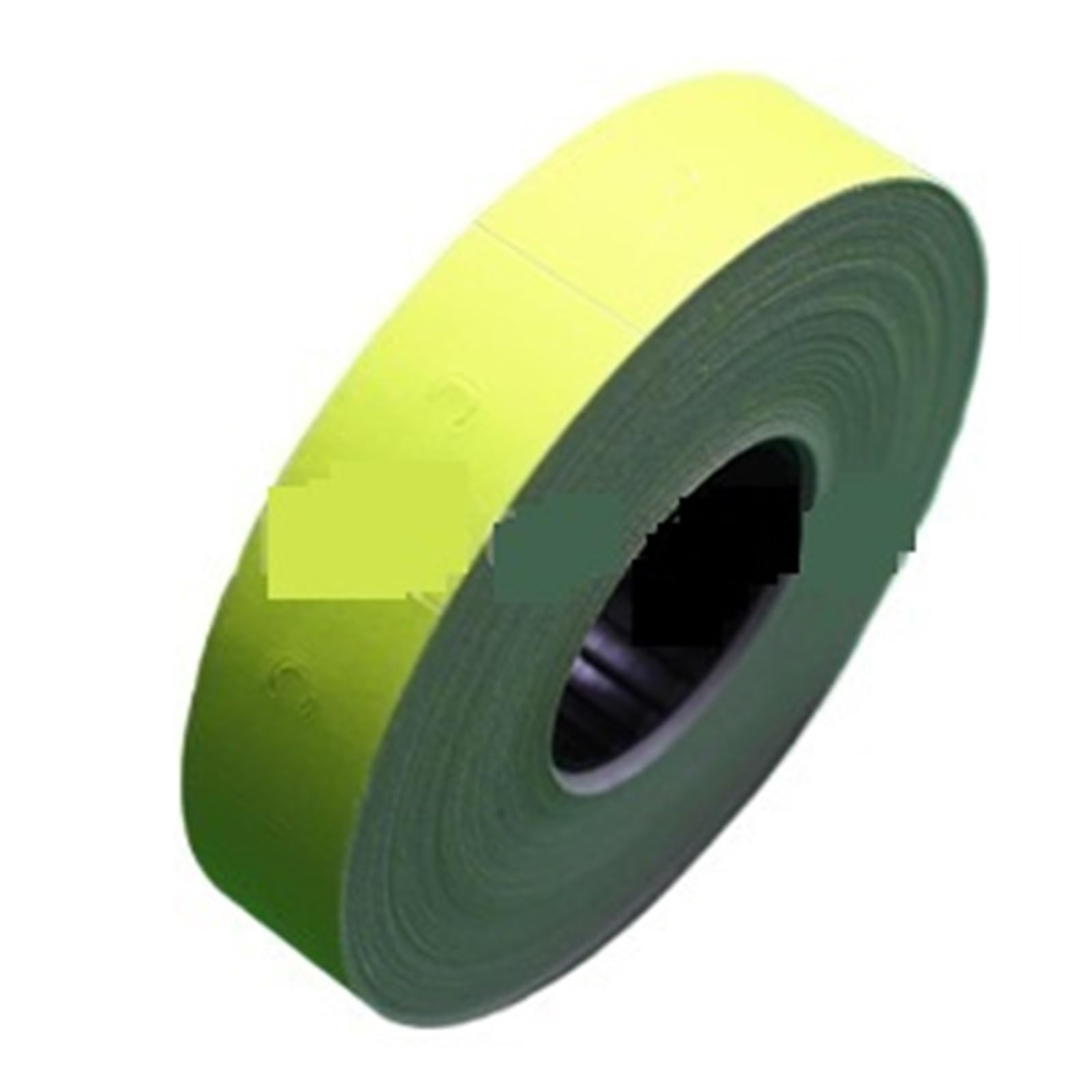 Étiquettes de prix en papier colorées pour étiqueteuse à deux lignes, étiqueteuse de pistolet de prix #6600 (jaune)