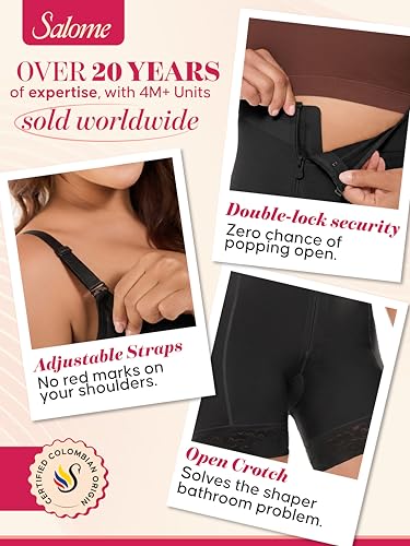 Image of Salome Butt Lifting Shapewear Post Surgery Compression Garment | Stage 2 Open Bust Body Shaper for Women