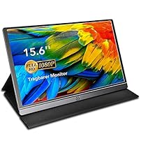 Amazon Produktbild: M MEMTEQ Tragbarer Monitor - 15,6 Zoll USB Monitor IPS Bildschirm Tragbar