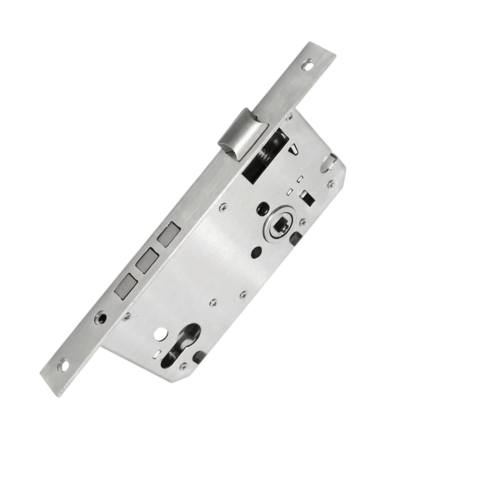 Apglsxy A Single-Latch Door Hardware Body Luminum Lloy Mortise Body For Courtyard Door Nd Thermal Break Luminum Doors Embedded Mortise Narrow Stile Hardware Latch Mechanism Courtyard Replacement Entry