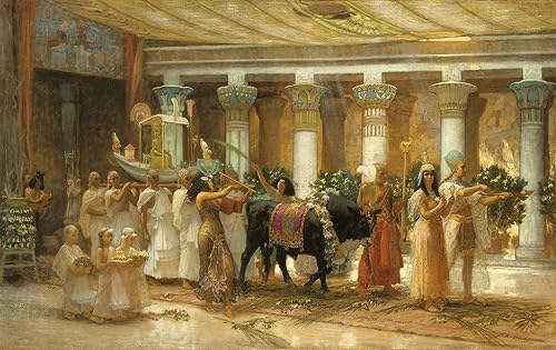 Poster la Procession du Sacré de Bridgman - Impression sur Toile Salon 60x90cm