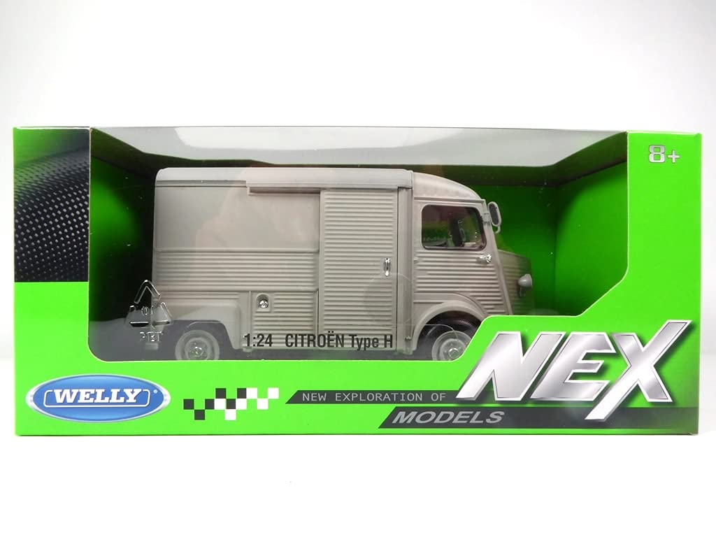 - Camion utilitaire 1/24 compatible avec CITROEN Type H (HY Welly 24019)