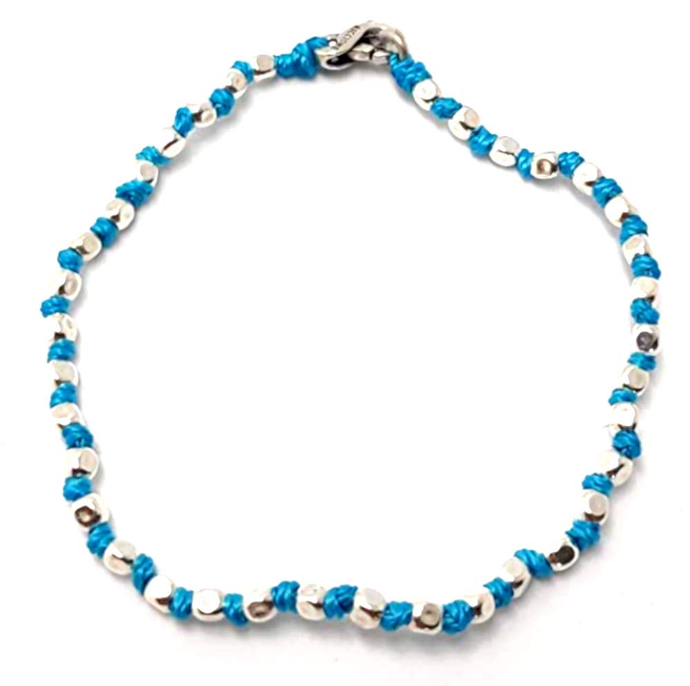 Bracciale Rigido Rosato con Cubetti in Argento | Gioielleria Baravelli