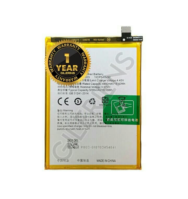 Image of Original BLP803 Battery for Oppo 7i / A53 / V3 /C17 / V3 5G Battery with 1 Year Warranty*** (Z000151)