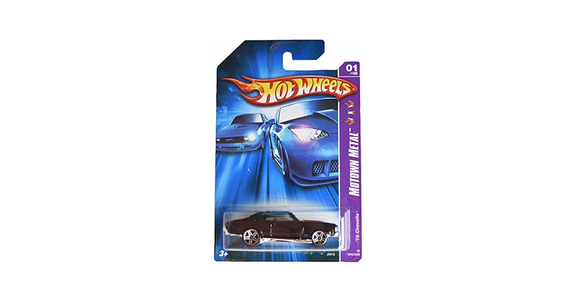 Amazon.com: Hot Wheels '70 Chevelle, [black] 86/223 Motown