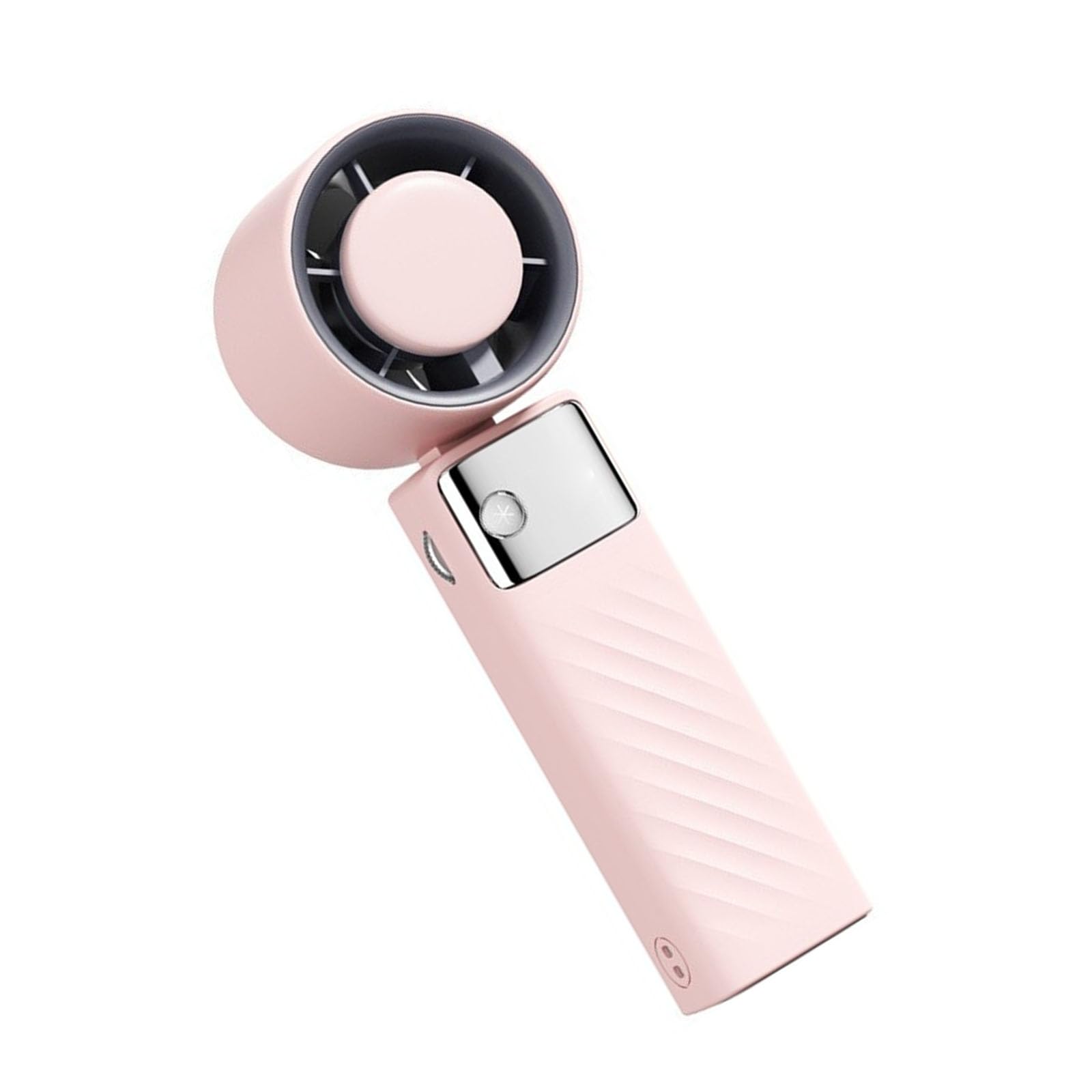 Tsynapter Practical Small Desktop Fan Comfortable Fan LED Display Rechargeable Air Cooling Suitable for Home Hand