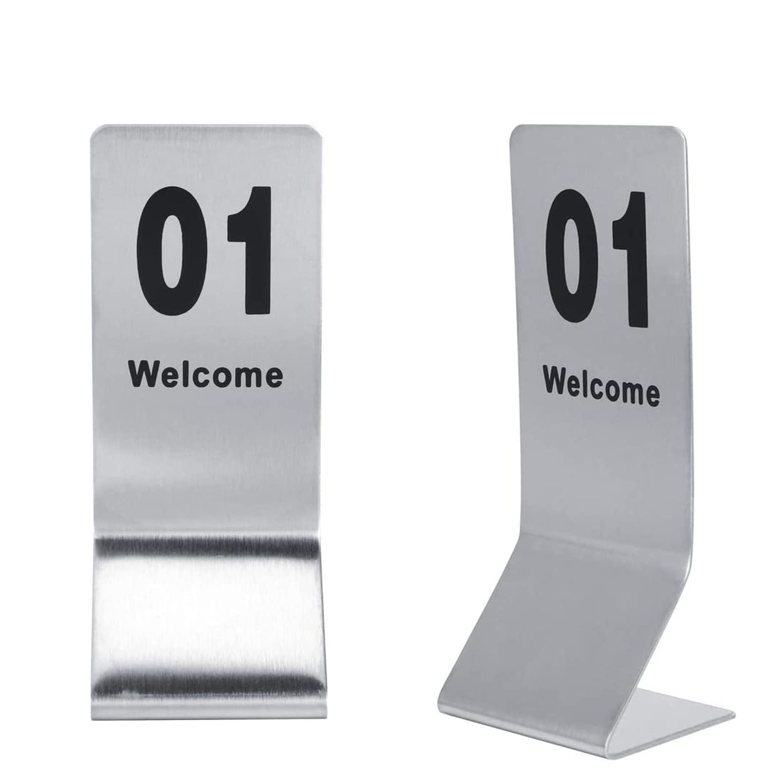 MYUYEE Table Number Signs, Stackable Table Number Cards, Table Numbers Cycle Used, Table Number Can Be Widely Used In Restaurants, Bars, Parties, Weddings Etc (45682-155 * 60Mm)