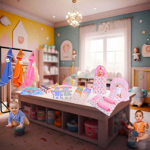 Image of Toddylon 56 in 1 New Born Baby Products All | Gift Packs | Shower | Bed | Clothing | Essentials Items | Combo Pack | Maternity Kit | Infants | Bedding | Clothes (0-6 Months, Multicolor)