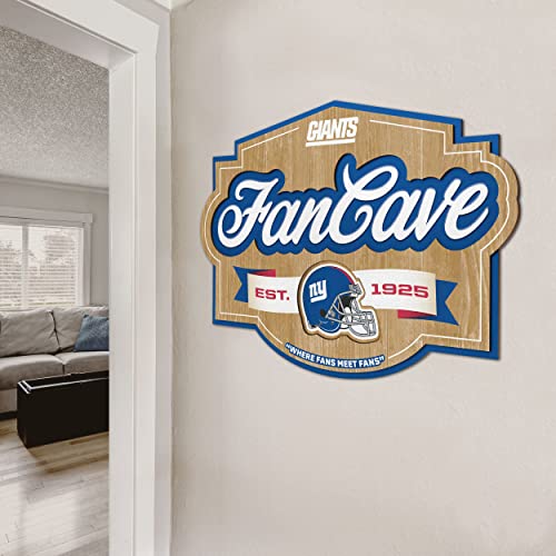 Image of YouTheFan NFL New York Giants FanCave Wall Art