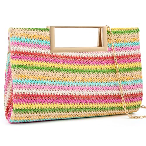 Image of Gurina Evening Clutch Purses for Women Formal Party Clutch Bags Cocktail Prom Fashion PU Leather Shoulder Handbags