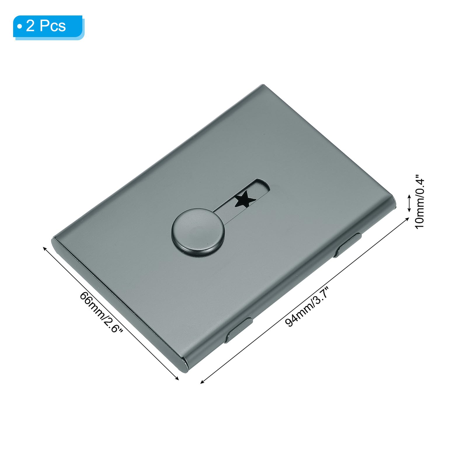 PATIKIL 2 Pcs Business Card Holder - Image 2