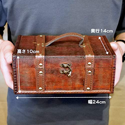 Amazon｜アジアン雑貨 バリ雑貨 ♪アンティーク調ウッドボックス