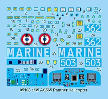 トランペッター 1/35 AS565 パンサー プラモデル w17b8b5 Amazon.com: Trumpeter Panther Helicopter (1/35 Scale) : Arts