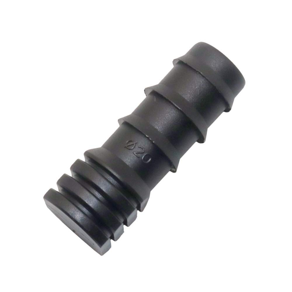 Connexion rapide Tuyau de jardin DN16, DN20, DN25 polyéthyléne extrémité cannelée Embouts plastique Barb ligne Tuyau d'eau Mender for micro irrigation goutte à goutte Lignes Raccords 100 Pcs