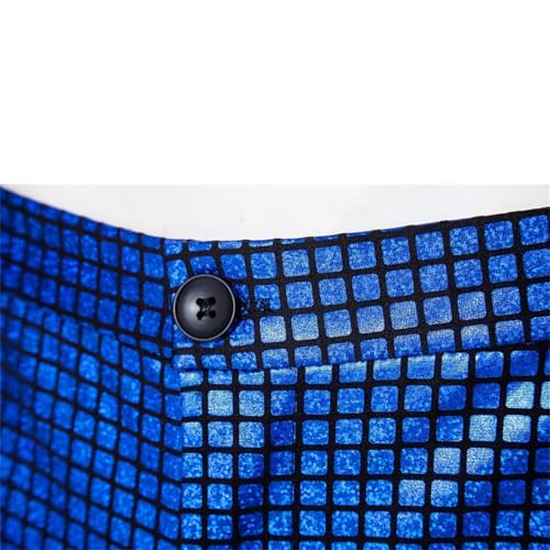 Mens Disco Pants 70s Retro Night Club Shiny Straight Leg Party Metallic Pants Vintage Dance Sequins Jogger Trousers3