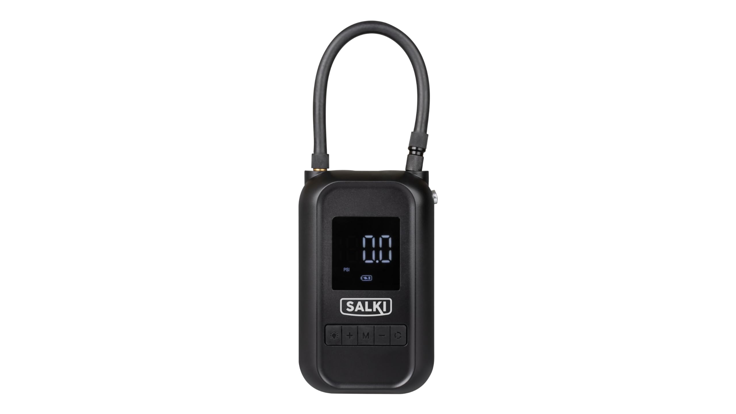 salki Quick Pump | Kompakter tragbarer Notfall-Aufbläser - Luftkompressor für Motorrad-, Fahrrad- und Sportball-Räder
