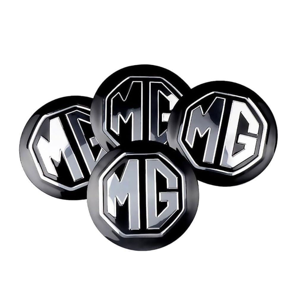 4pcs Hub Centre Caps for MG Midget 1961-1979,Wheel Centre Cap,Waterproof Wear-Resistant,Auto Logo Wheel Center Cover Sunscreen Waterproof Styling Accessories