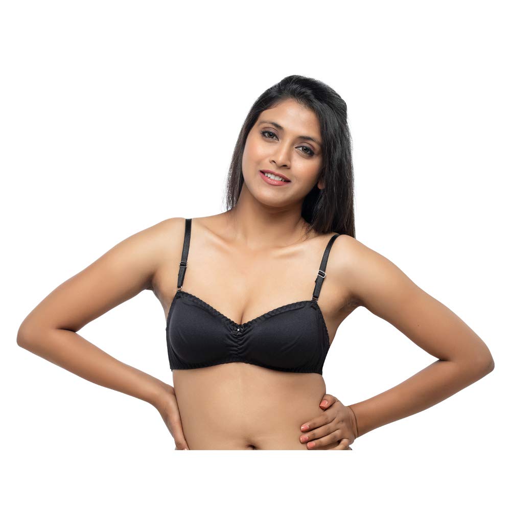 daisy dee Women Cotton Seamless Full Coverage Non-Padded Wirefree T-Shirt Bra - ENCHANTIC-picture-45