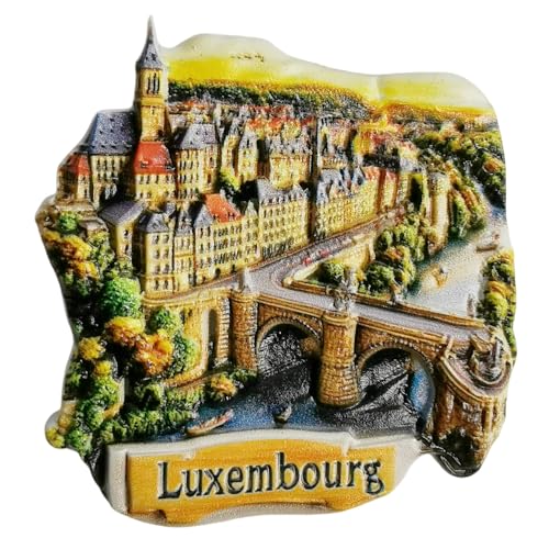 Imán Decorativo para Refrigerador Tema Luxemburg miniatura 1