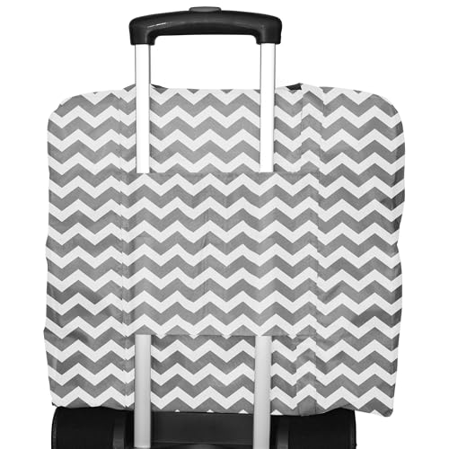 Image of J.L. Childress Go-Go Travel Bag for Kids Backless Booster Seat-Compact Carrier for Airplane & Air Travel,For Toddler Backless Booster Car Seats,Fits Compact Strollers like GB Pocket-Chevron(Pack of 6)