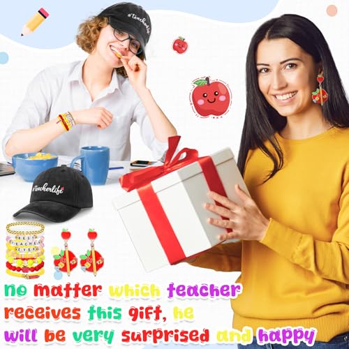 Set de regalo para maestras con gorra y accesorios miniatura 4