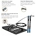 FitWhips.com Jump Rope Premium Quality, Adjustivle Speed Rope, Includes Book, Lifetime Support, and Carrycase, Great for Cross Fit, Boxing, WOD, MMA