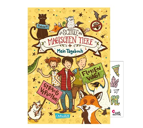 Die Schule der magischen Tiere: Mein Tagebuch + Cooler Sticker,...