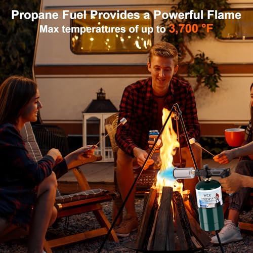 WCX 16.4 oz Propane Replacement Fuel, Propane Gas Cylinder, Propane for Propane Torch Head Weed, Camping, Welding -3 Pack