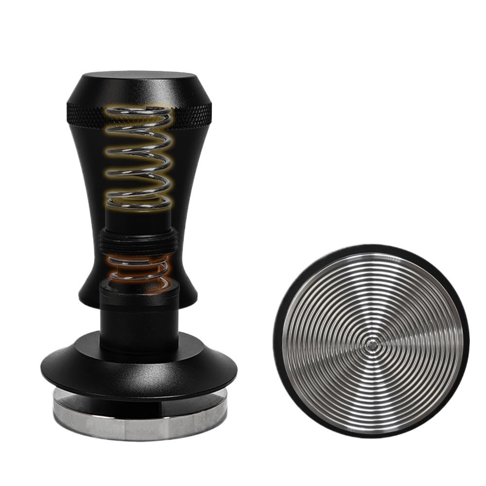 Tamper de café doble resorte, herramienta agitadora, juego tapete manipulación, 30 libras, manipulador cargado presión constante para Café(51mm,1PC Tamper Only)