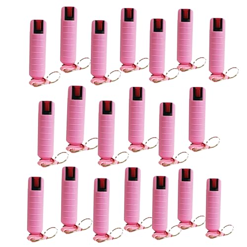 Safety Technology Pepper Shot 1.2% MC Pink Pepper Sprays - Lot of 20 as Shown