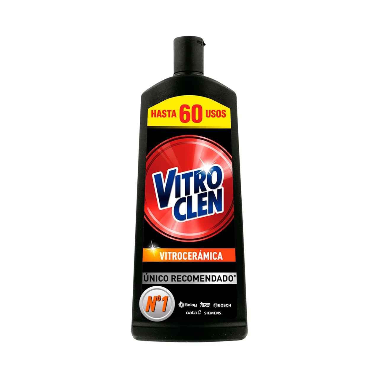 Reinigung für Glaskeramik- und Induktionskochfelder 3 in 1 (Reinigung, Glanz und Schutz) 450 ml 4er-Pack