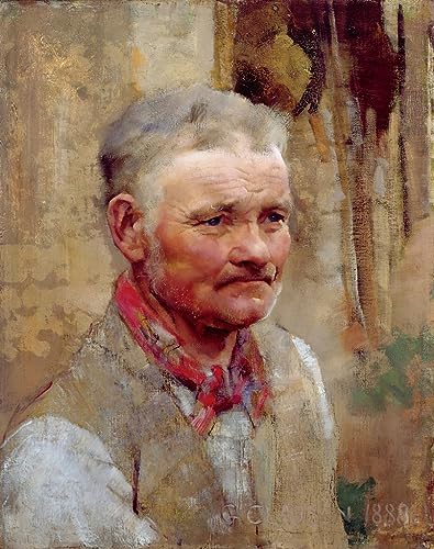Peinture sur Toile George Clausen Grand Format 60x90cm Idéale pour Chambre Scandinave