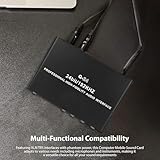 Luocute USB Interface, 2 Channel XLR TRS Phantom Power Sound Card with 24Bit 192KHz, Computer Recording Interfaces for Recording Streaming and Podcasting - Image 3