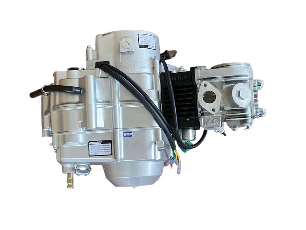 Motor 50ccm Halbautomatik E-Start Inferior & Patada de Arranque Apto para Moto Quad para Niños, Cuádruple, Dirtbike