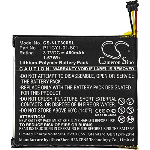 450mAh Replacement Battery for Nest Learning Thermostat T200377, Learning Thermostat