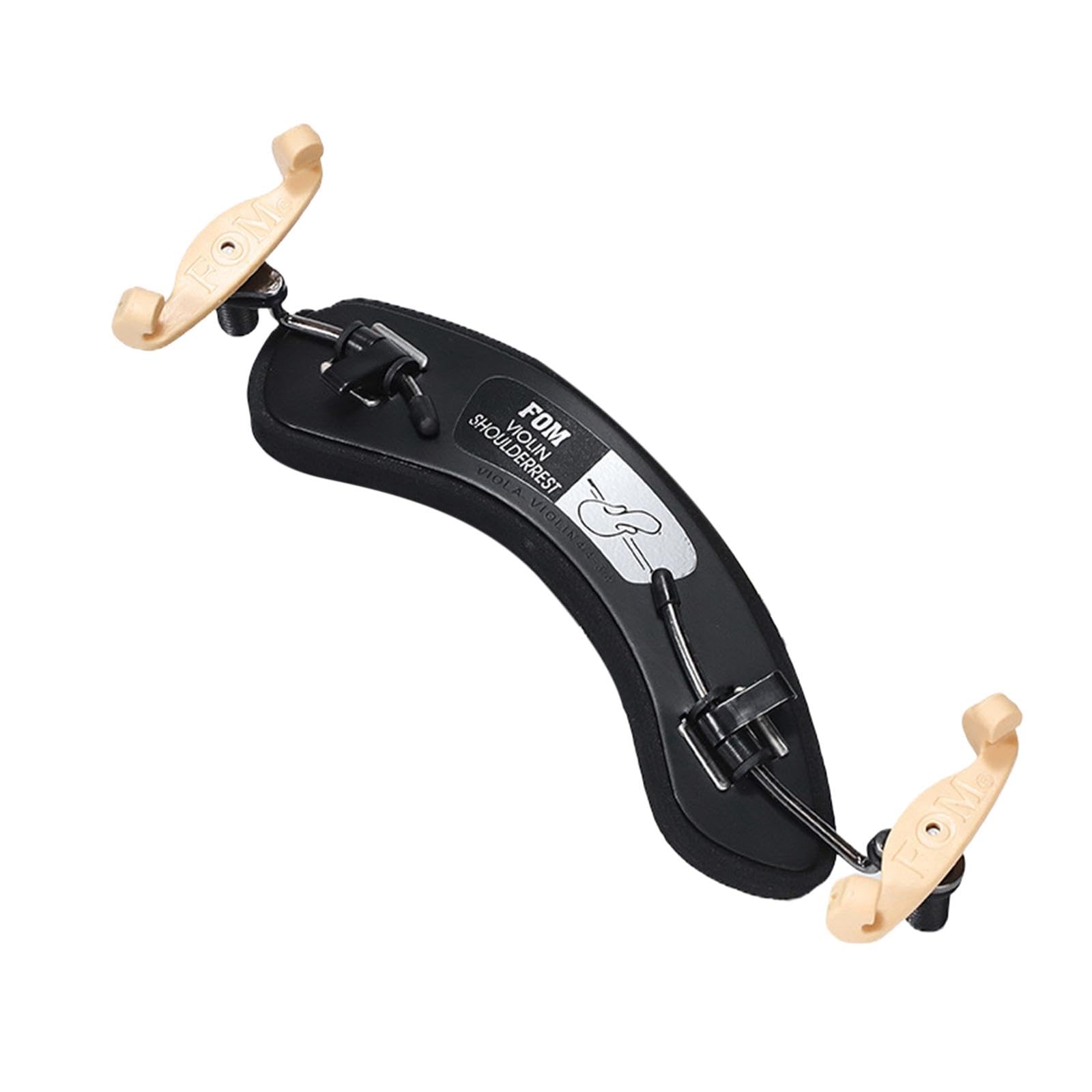 Reposapiés para violín con patas ajustables de aleación de aluminio, fácil de usar, cómodo, piezas para violín, soporte de hombro para presentaciones, 15cm