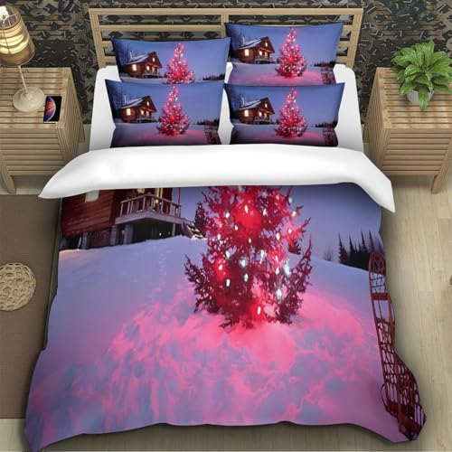 Arbre de Noël housse de couette ultra douce, le cadeau idéal pour décorer une chambre d'ado