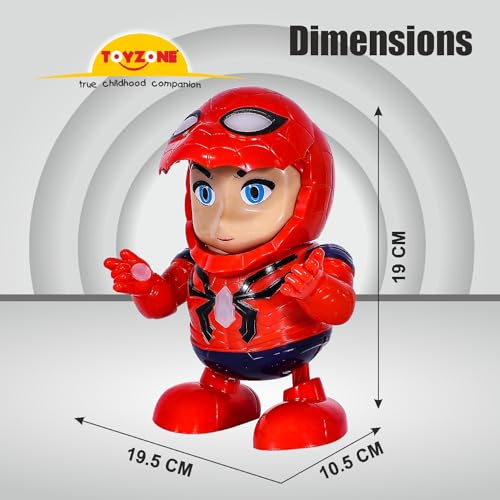 Image of Toyzone Dance Hero-22039 | Electronic Toy | Dancing Hero | Musical Toys | Music with Dance Movement | Battery Operated Toy | Light & Music | Age 12+ Months