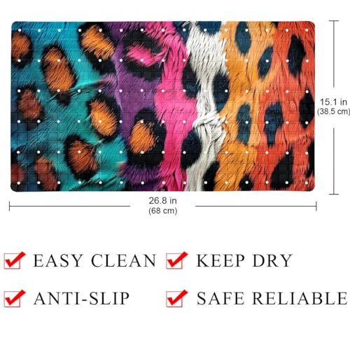Alfombrilla de baño de secado rápido extralarga con material de PVC 5