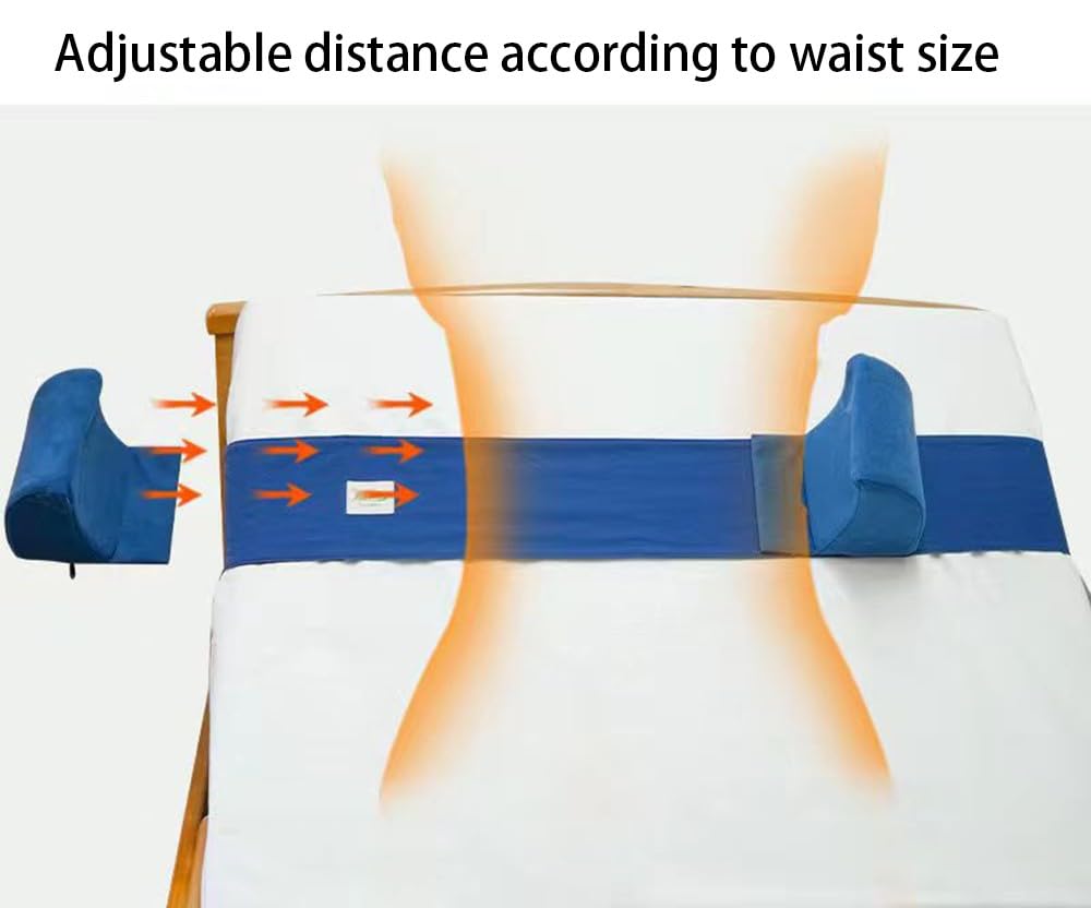 Genérico Protectores Laterales para Sillas De Ruedas, Cojines De Soporte Postural, Cintura Ajustable, Núcleo De Espuma De Alta Densidad, Adecuados para Camas Y Sillas De Ruedas