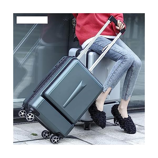 Carry On Suitcase Front Opening Trolley Suitcase With Wheels Suitcase For Men And Women Suitable For Vacation And Travel