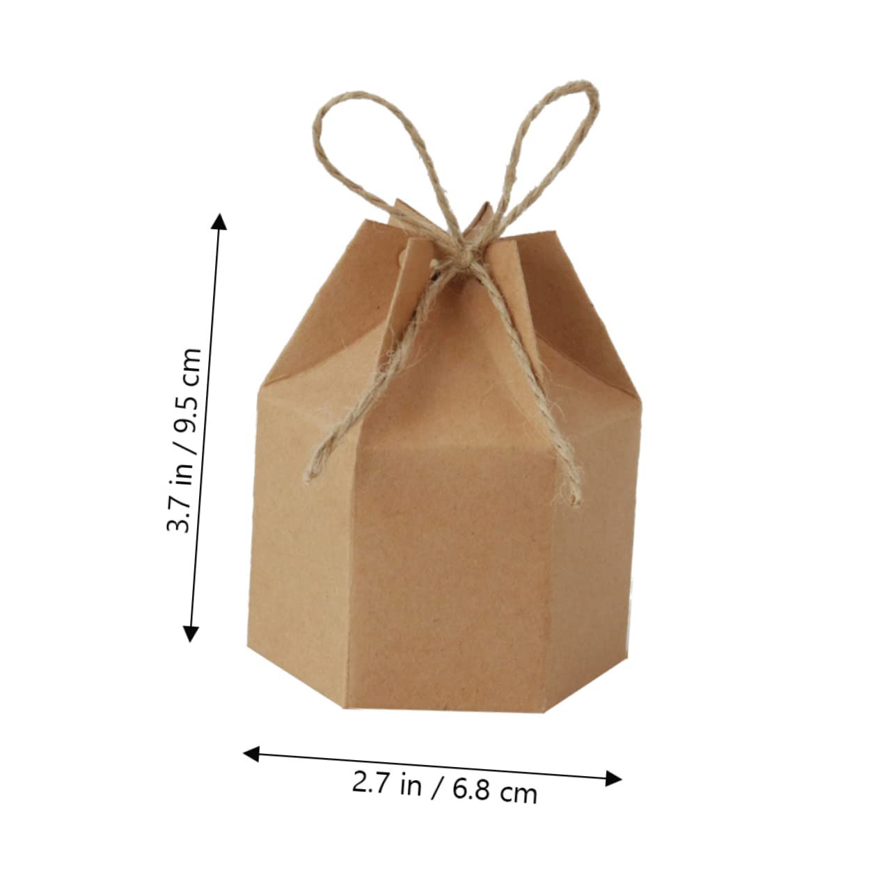 minkissy 20pcs European Style Candy Storage Boxes Kraft Boxes for Weddings Parties Multi-purpose Wrapping Pouches for Presenting Candies Treats