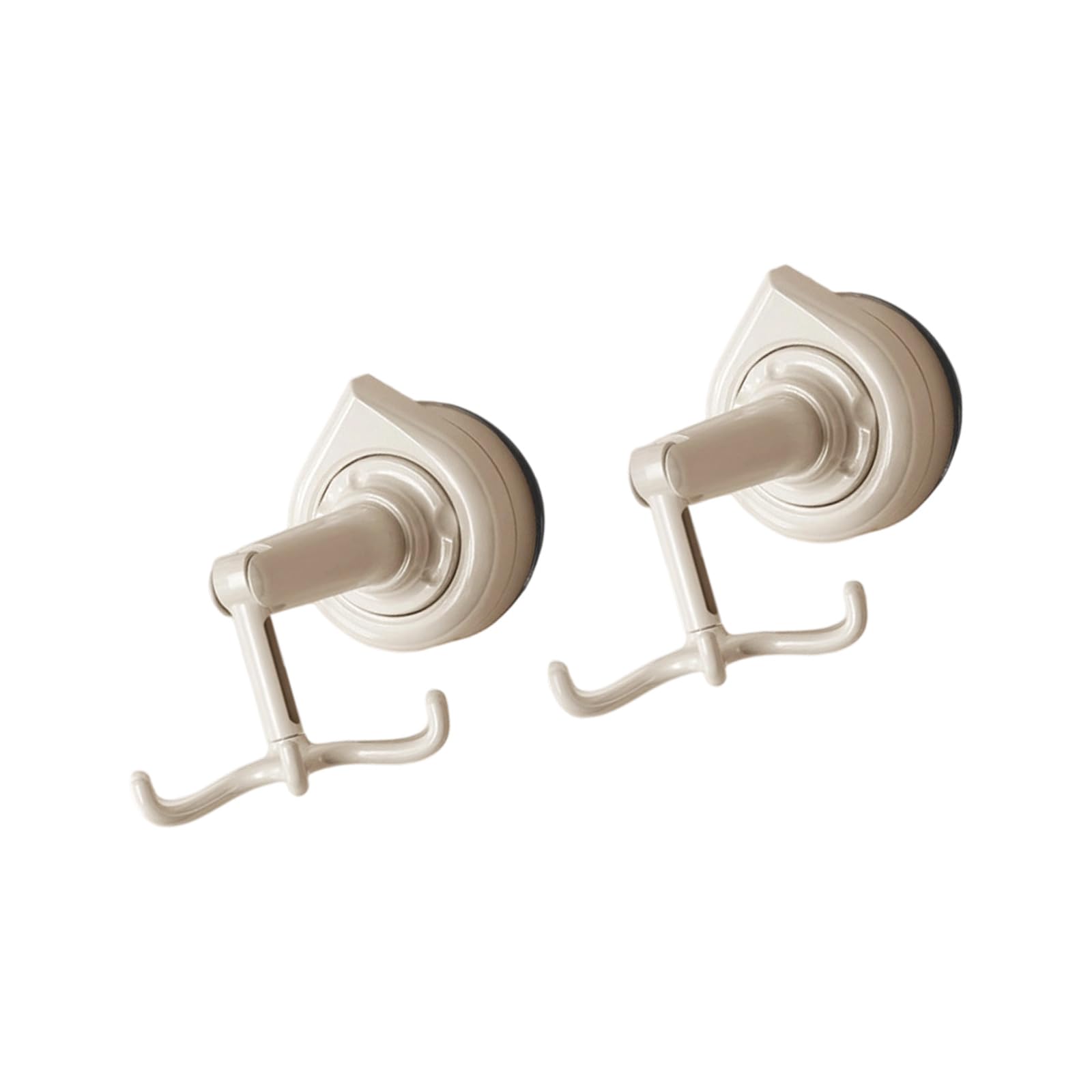 Nucelit 2Pcs Kitchen Rotating Hook Pots Spoon Storage Rack Spatula Hanger Kitchen Utensil Holder Space Saving Wall Hook Pots Spoon Storage Rack Spatula Hanger