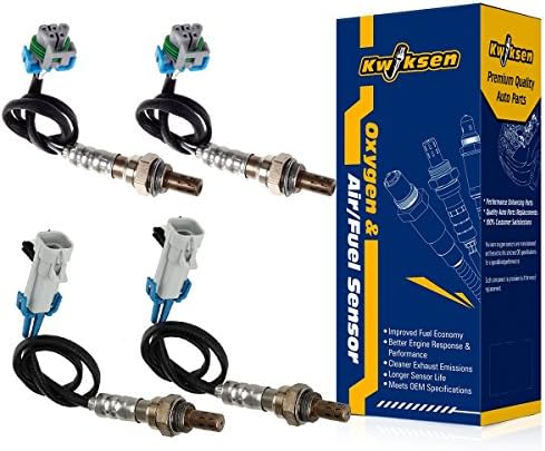 4pcs Heated Upstream and Downstream O2 Oxygen Sensor 234-4668 and 234-4294 Sensor 1 and Sensor 2 Replacement for Outlook 3.6L 2007-2008/ Acadia 3.6L 2007-2008