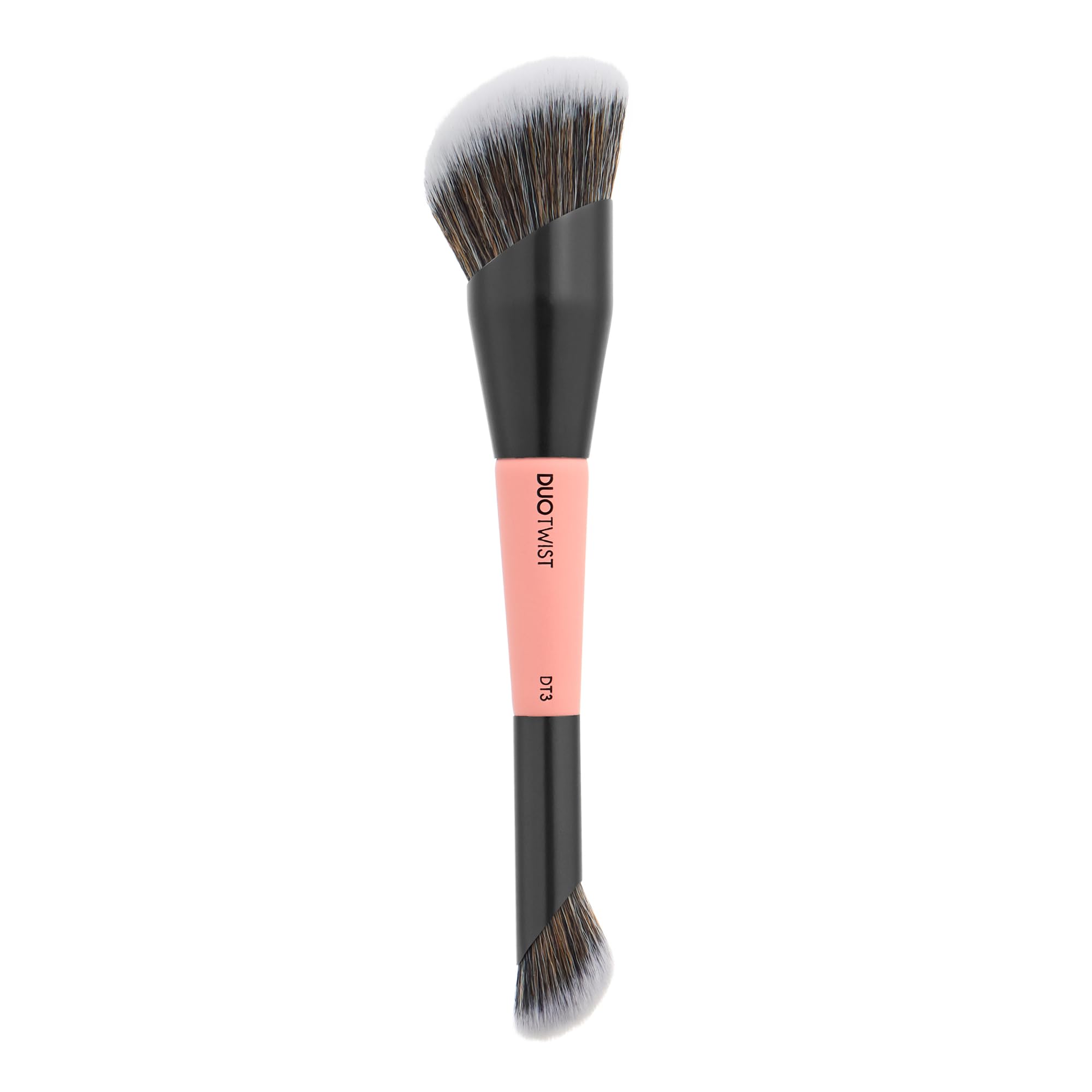 Maiko brocha doble DUO TWIST DT3 biselada para contorno y corrector