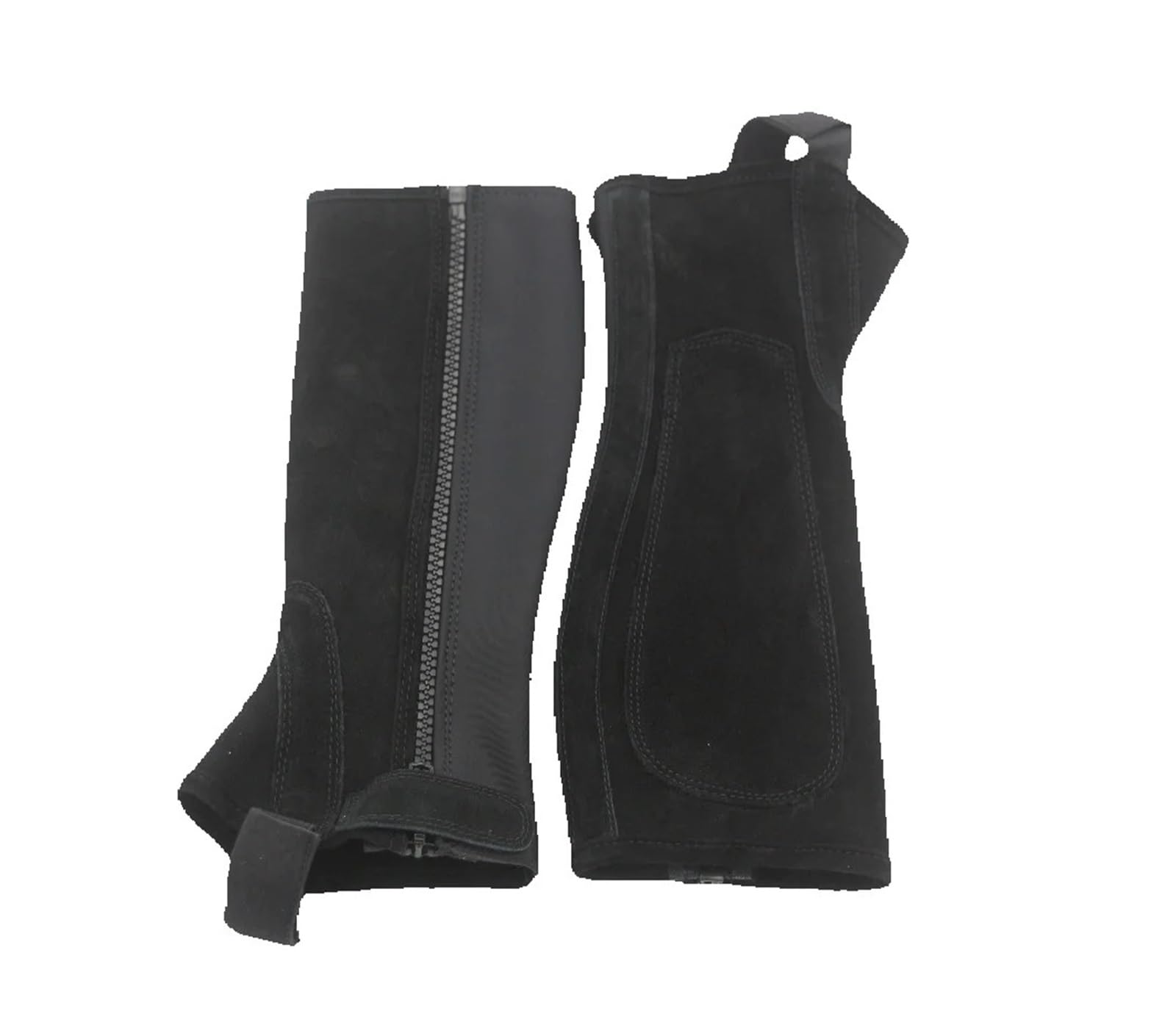 Reiten Half Chaps Reitchaps Halbchaps Wildleder-Reitchaps Körperschutzausrüstung Wildleder-Chaps Pferdesattel
