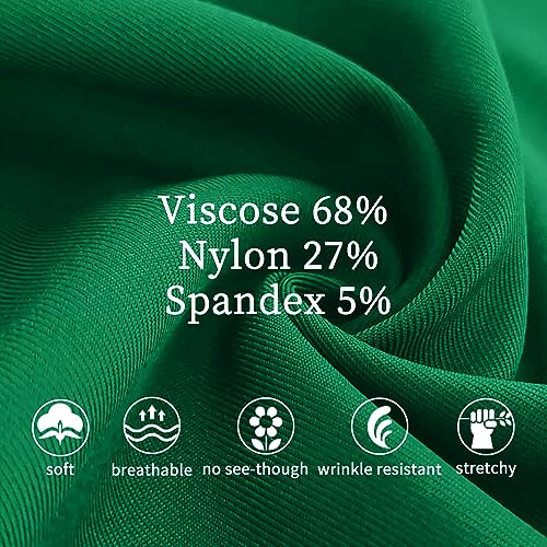 Aurefin Women’s High Waist Bootcut Dress Pants， Tummy Control, 4-Way Stretch Pull on Casual Work Pants for Women.4