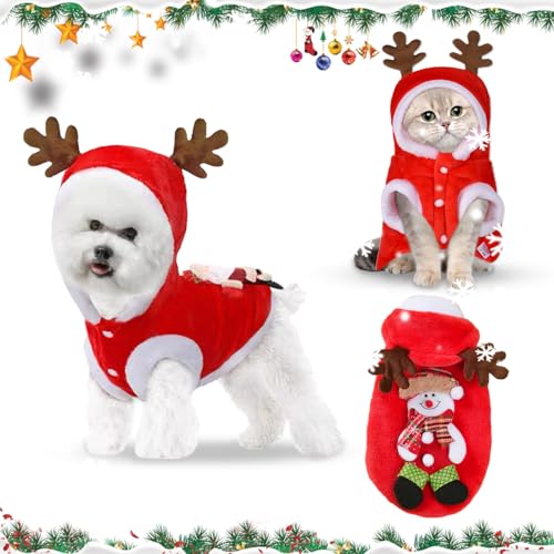 Welpen Weihnachtskleidung Hunde Weihnachtskostüm, Hundekostüm...